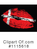 Flag Kiss Clipart #1115618 by Andrei Marincas