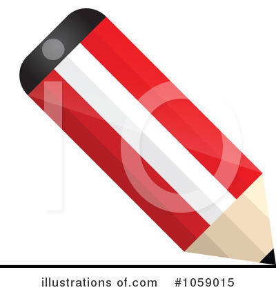 Royalty-Free (RF) Flag Pencil Clipart Illustration by Andrei Marincas - Stock Sample #1059015
