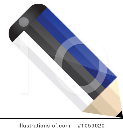 Royalty-Free (RF) Flag Pencil Clipart Illustration by Andrei Marincas - Stock Sample #1059020