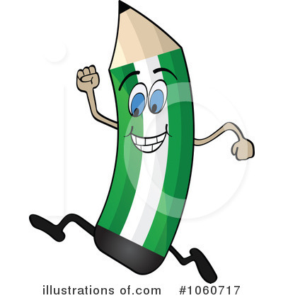 Royalty-Free (RF) Flag Pencil Clipart Illustration by Andrei Marincas - Stock Sample #1060717