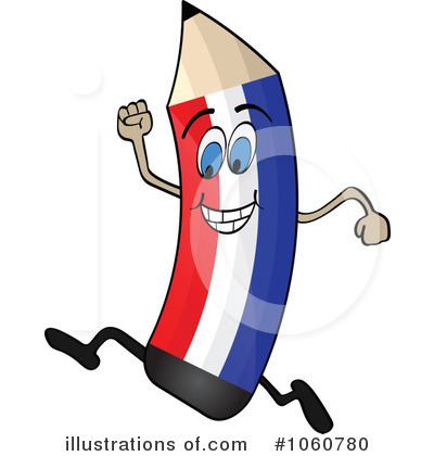 Royalty-Free (RF) Flag Pencil Clipart Illustration by Andrei Marincas - Stock Sample #1060780