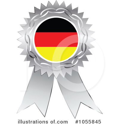 Royalty-Free (RF) Flag Ribbon Clipart Illustration by Andrei Marincas - Stock Sample #1055845