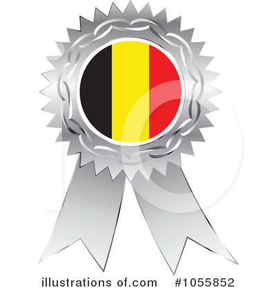 Royalty-Free (RF) Flag Ribbon Clipart Illustration by Andrei Marincas - Stock Sample #1055852