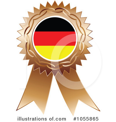 Royalty-Free (RF) Flag Ribbon Clipart Illustration by Andrei Marincas - Stock Sample #1055865