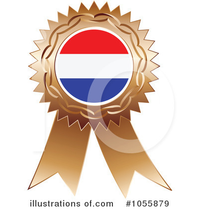 Royalty-Free (RF) Flag Ribbon Clipart Illustration by Andrei Marincas - Stock Sample #1055879