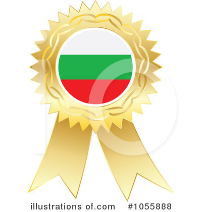 Royalty-Free (RF) Flag Ribbon Clipart Illustration by Andrei Marincas - Stock Sample #1055888