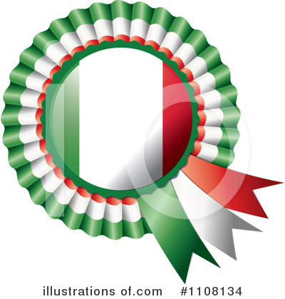Italy Flag Clipart #1108134 by MilsiArt
