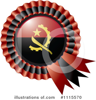 Royalty-Free (RF) Flag Rosette Clipart Illustration by MilsiArt - Stock Sample #1115570