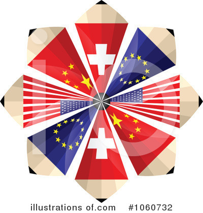 Royalty-Free (RF) Flags Clipart Illustration by Andrei Marincas - Stock Sample #1060732