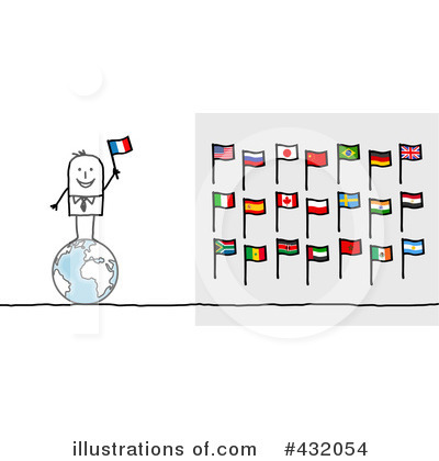 Royalty-Free (RF) Flags Clipart Illustration by NL shop - Stock Sample #432054