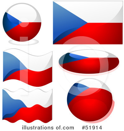 Royalty-Free (RF) Flags Clipart Illustration by dero - Stock Sample #51914