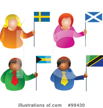 Royalty-Free (RF) Flags Clipart Illustration by Prawny - Stock Sample #99430