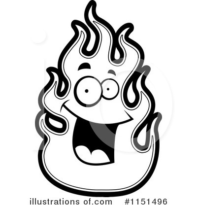Royalty-Free (RF) Flame Clipart Illustration by Cory Thoman - Stock Sample #1151496
