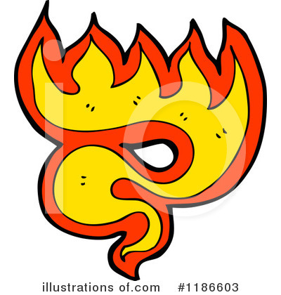 Royalty-Free (RF) Flame Clipart Illustration by lineartestpilot - Stock Sample #1186603