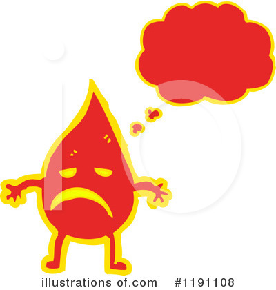 Flame Character Clipart #1191108 by lineartestpilot