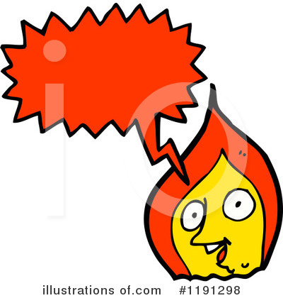 Royalty-Free (RF) Flame Clipart Illustration by lineartestpilot - Stock Sample #1191298