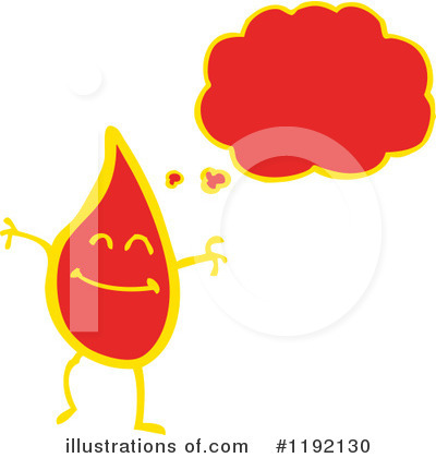 Royalty-Free (RF) Flame Clipart Illustration by lineartestpilot - Stock Sample #1192130