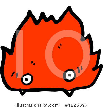 Flames Clipart #1225697 by lineartestpilot