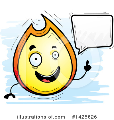 Royalty-Free (RF) Flame Clipart Illustration by Cory Thoman - Stock Sample #1425626