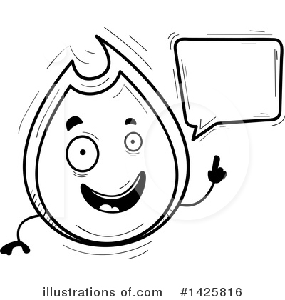 Royalty-Free (RF) Flame Clipart Illustration by Cory Thoman - Stock Sample #1425816