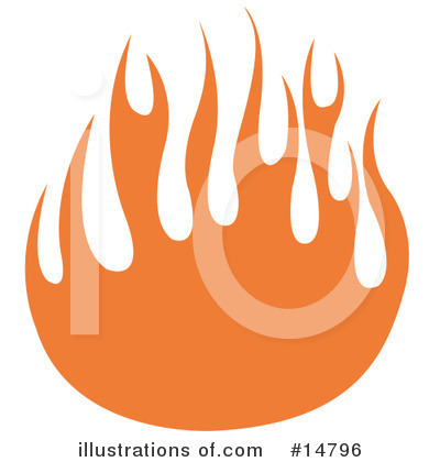 Royalty-Free (RF) Flame Clipart Illustration by Andy Nortnik - Stock Sample #14796