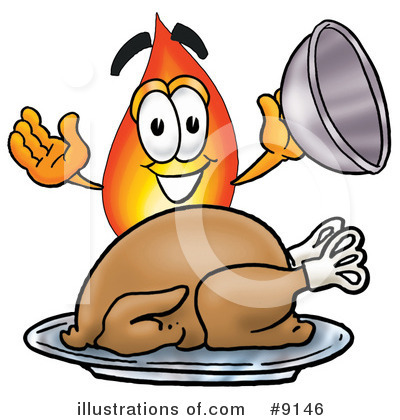 Royalty-Free (RF) Flame Clipart Illustration by Mascot Junction - Stock Sample #9146