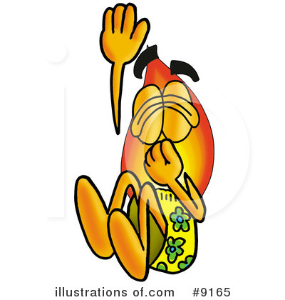Royalty-Free (RF) Flame Clipart Illustration by Mascot Junction - Stock Sample #9165