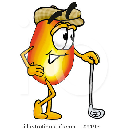 Royalty-Free (RF) Flame Clipart Illustration by Mascot Junction - Stock Sample #9195