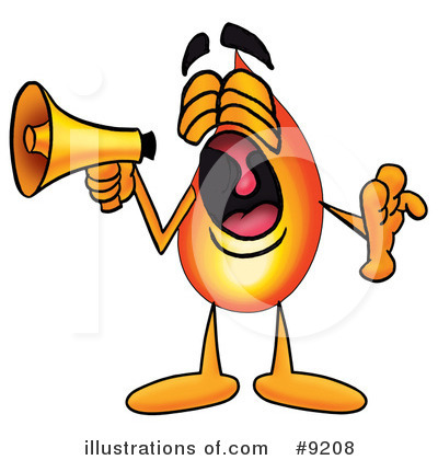 Flame Clipart #9208 by Toons4Biz