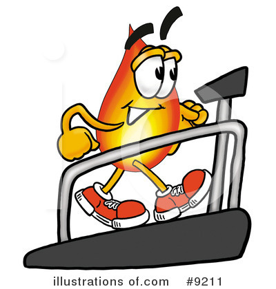 Flame Clipart #9211 by Mascot Junction