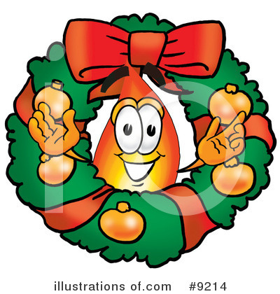 Royalty-Free (RF) Flame Clipart Illustration by Mascot Junction - Stock Sample #9214