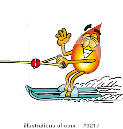 Royalty-Free (RF) Flame Clipart Illustration by Mascot Junction - Stock Sample #9217