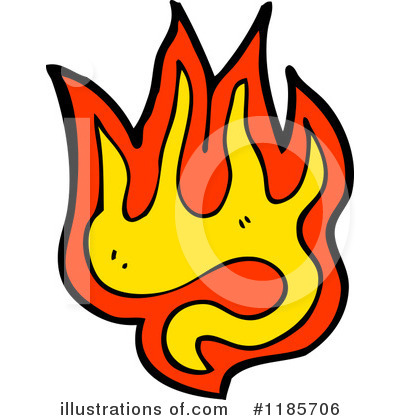 Royalty-Free (RF) Flame Design Clipart Illustration by lineartestpilot - Stock Sample #1185706