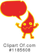 Flame Mascot Clipart #1185608 by lineartestpilot
