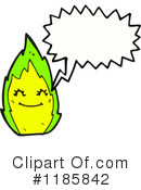 Flame Mascot Clipart #1185842 by lineartestpilot
