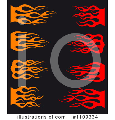 Royalty-Free (RF) Flames Clipart Illustration by Vector Tradition SM - Stock Sample #1109334