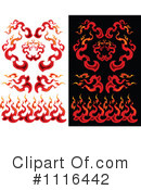Flames Clipart #1116442 by Chromaco