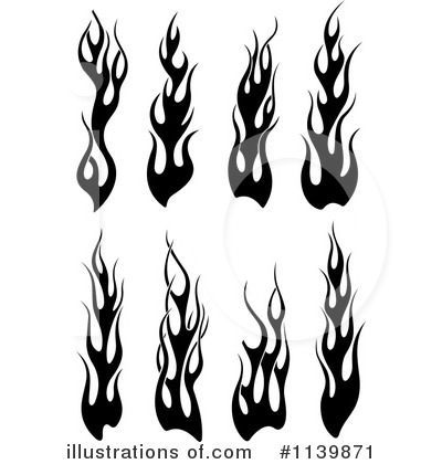 Royalty-Free (RF) Flames Clipart Illustration by Vector Tradition SM - Stock Sample #1139871