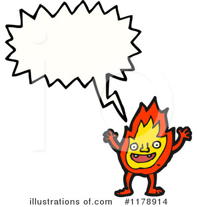 Royalty-Free (RF) Flames Clipart Illustration by lineartestpilot - Stock Sample #1178914