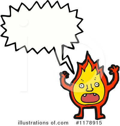 Royalty-Free (RF) Flames Clipart Illustration by lineartestpilot - Stock Sample #1178915