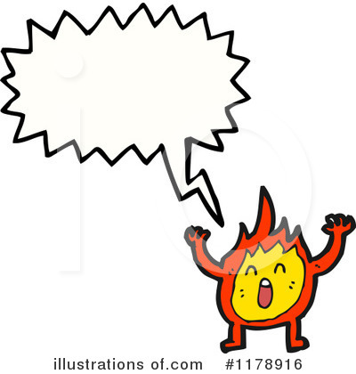 Royalty-Free (RF) Flames Clipart Illustration by lineartestpilot - Stock Sample #1178916