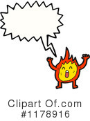 Flames Clipart #1178916 by lineartestpilot