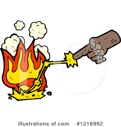Royalty-Free (RF) Flames Clipart Illustration by lineartestpilot - Stock Sample #1218962