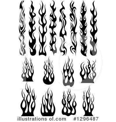 Royalty-Free (RF) Flames Clipart Illustration by Vector Tradition SM - Stock Sample #1296487