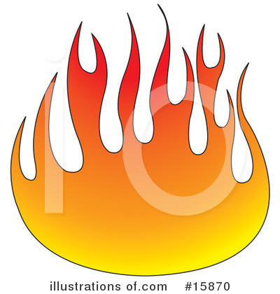 Royalty-Free (RF) Flames Clipart Illustration by Andy Nortnik - Stock Sample #15870
