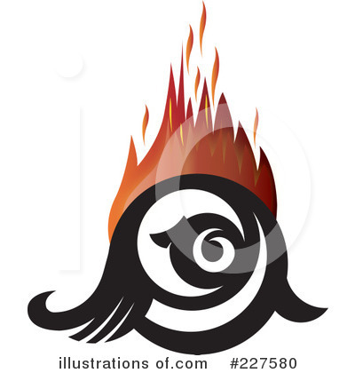 Royalty-Free (RF) Flames Clipart Illustration by YUHAIZAN YUNUS - Stock Sample #227580