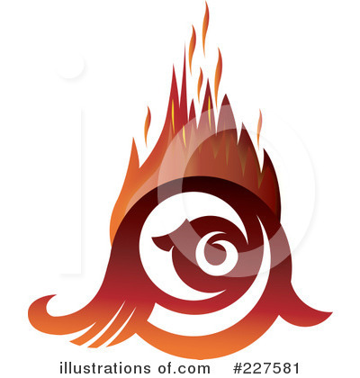 Royalty-Free (RF) Flames Clipart Illustration by YUHAIZAN YUNUS - Stock Sample #227581