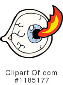 Flaming Eye Clipart #1185177 by lineartestpilot