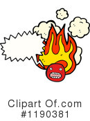 Flaming Monster Clipart #1190381 by lineartestpilot