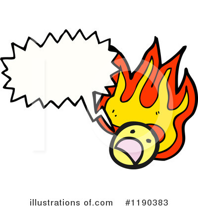 Royalty-Free (RF) Flaming Monster Clipart Illustration by lineartestpilot - Stock Sample #1190383